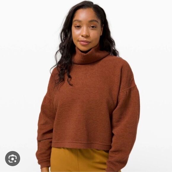 Lululemon Peaceful Moments Pullover Sweater
Heathered Ancient Copper Size 12-14 - Picture 1 of 12
